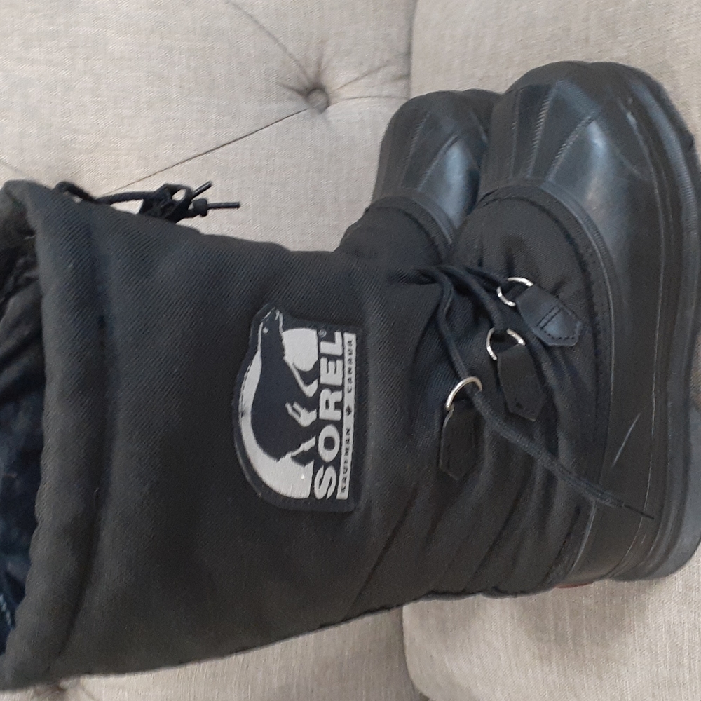 Sorel Kaufman woman's black snow boots size 7 - Picture 16 of 16